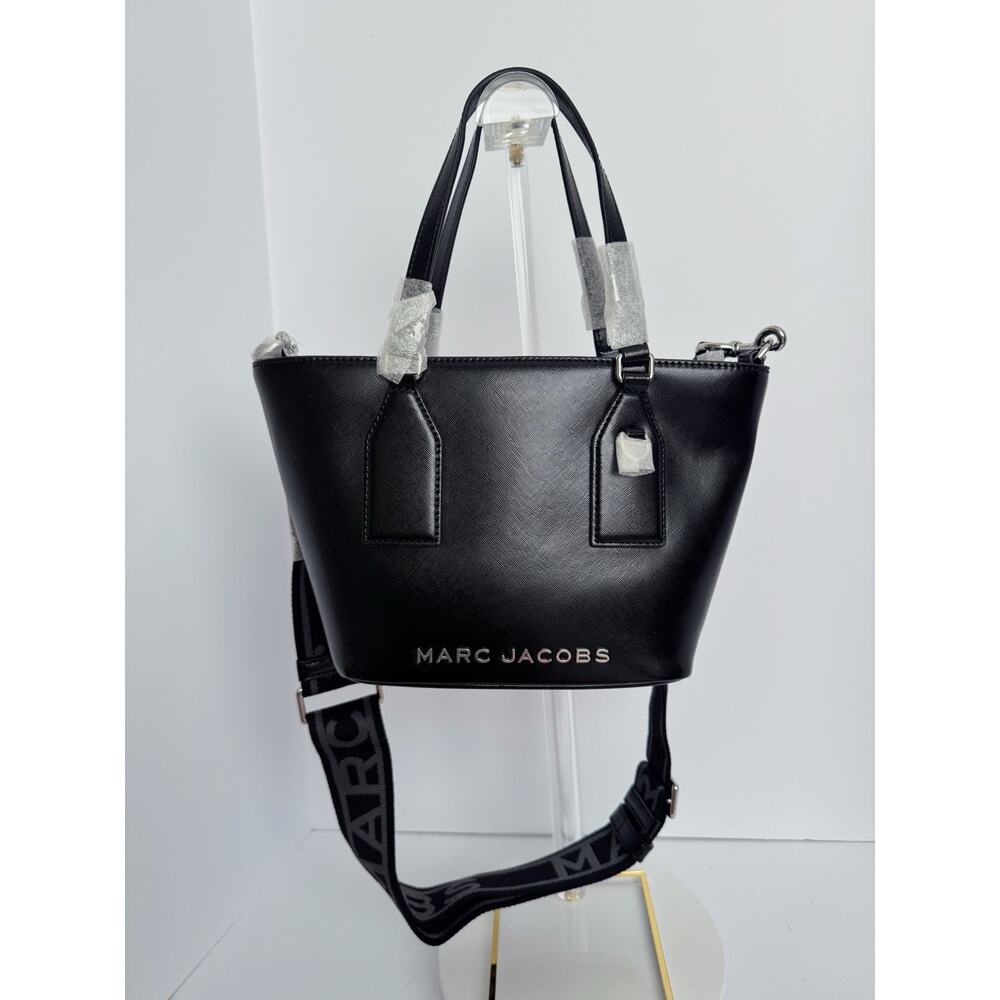 Marc Jacobs Trademarc Small Tote Satchel bag Black. NWT! - Picture 9 of 14